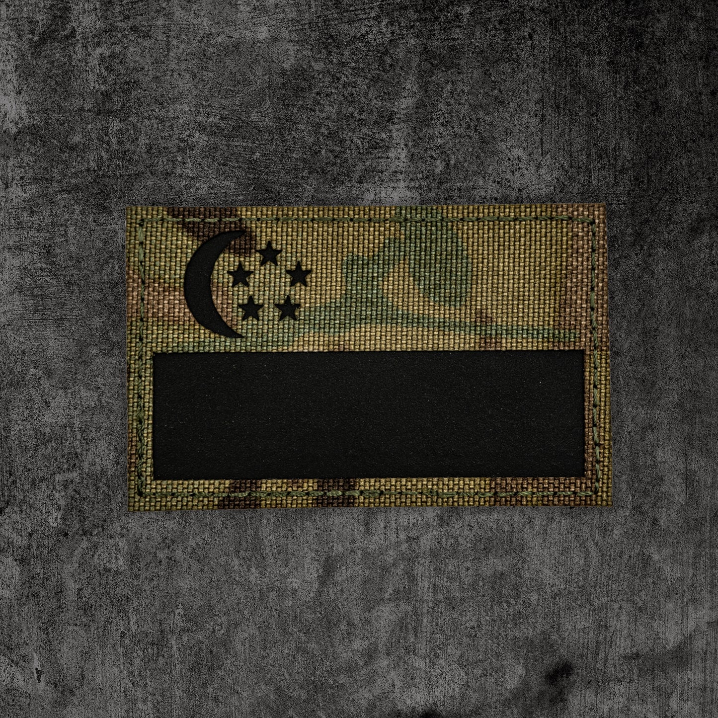 Singapore IR Flag Patch (MultiCam)
