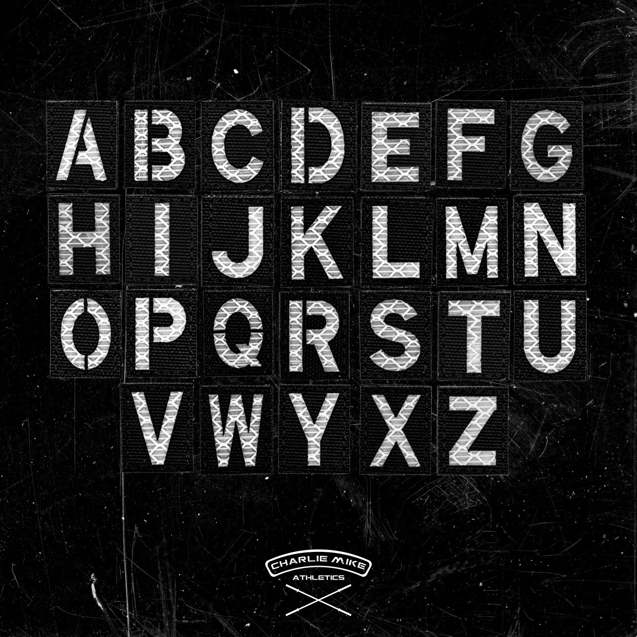 IR Reflective Alphabet Patch