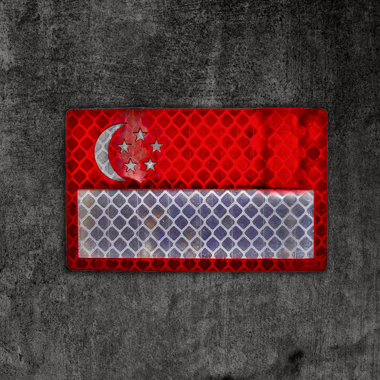 Singapore IR Reflective Flag Patch