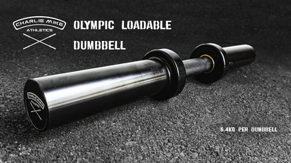 Olympic Loadable Dumbbell - Pair (With Free Locking Collars)