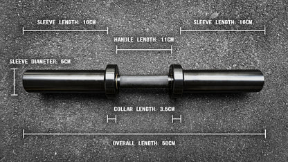 Olympic Loadable Dumbbell - Pair (With Free Locking Collars)